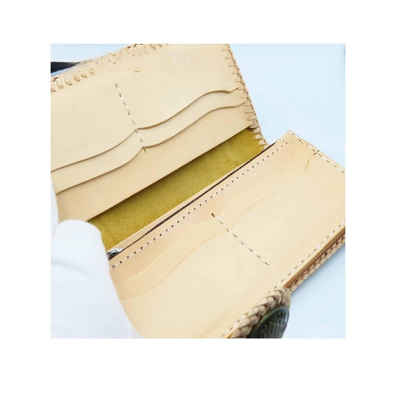 バイカーズウォレット スティングレイ/ガルーシャ グリーン ブラック