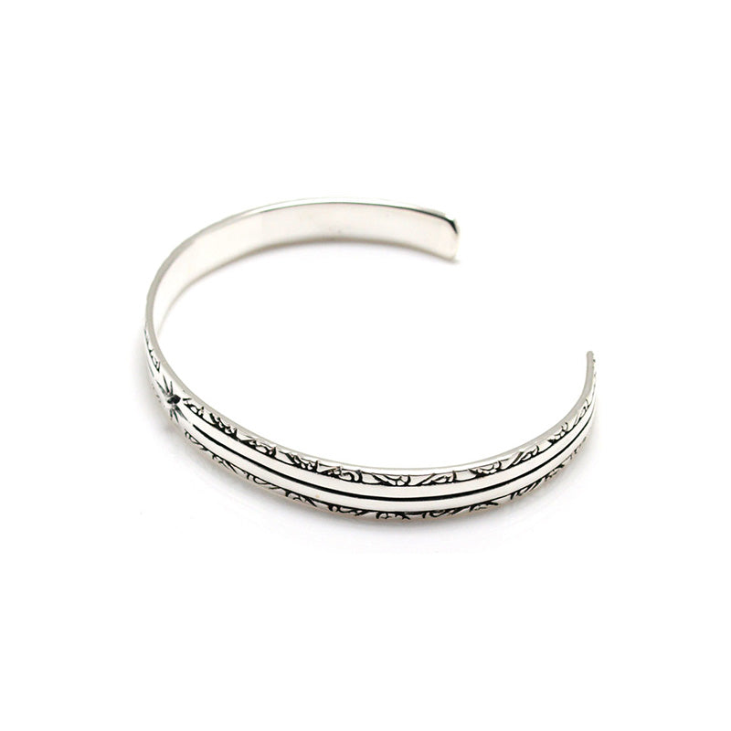 サン(太陽)モチーフ・シルバーバングル