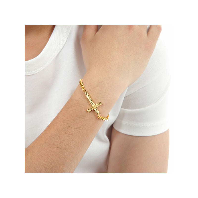 スタイルオンステージ STYLE ON STAGE メンズ シルバー925 ブレスレット(ゴールド)